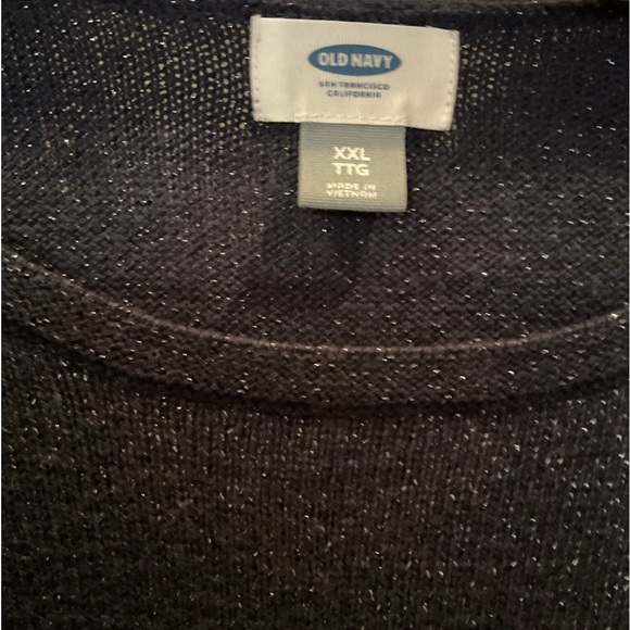 Midnight Blue Sparkly Sweater Size XXL - Picture 4 of 8